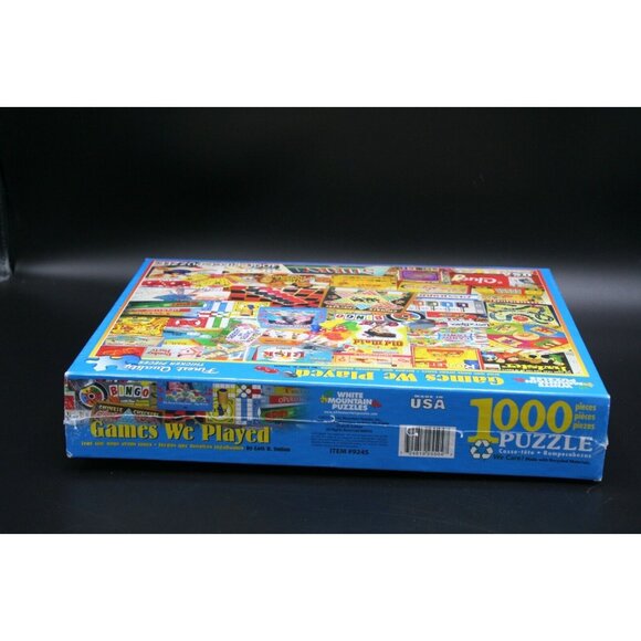 SEALED White Mountain GAMES WE PLAYED 1000 Piece Jigsaw Puzzle - Picture 6 of 11